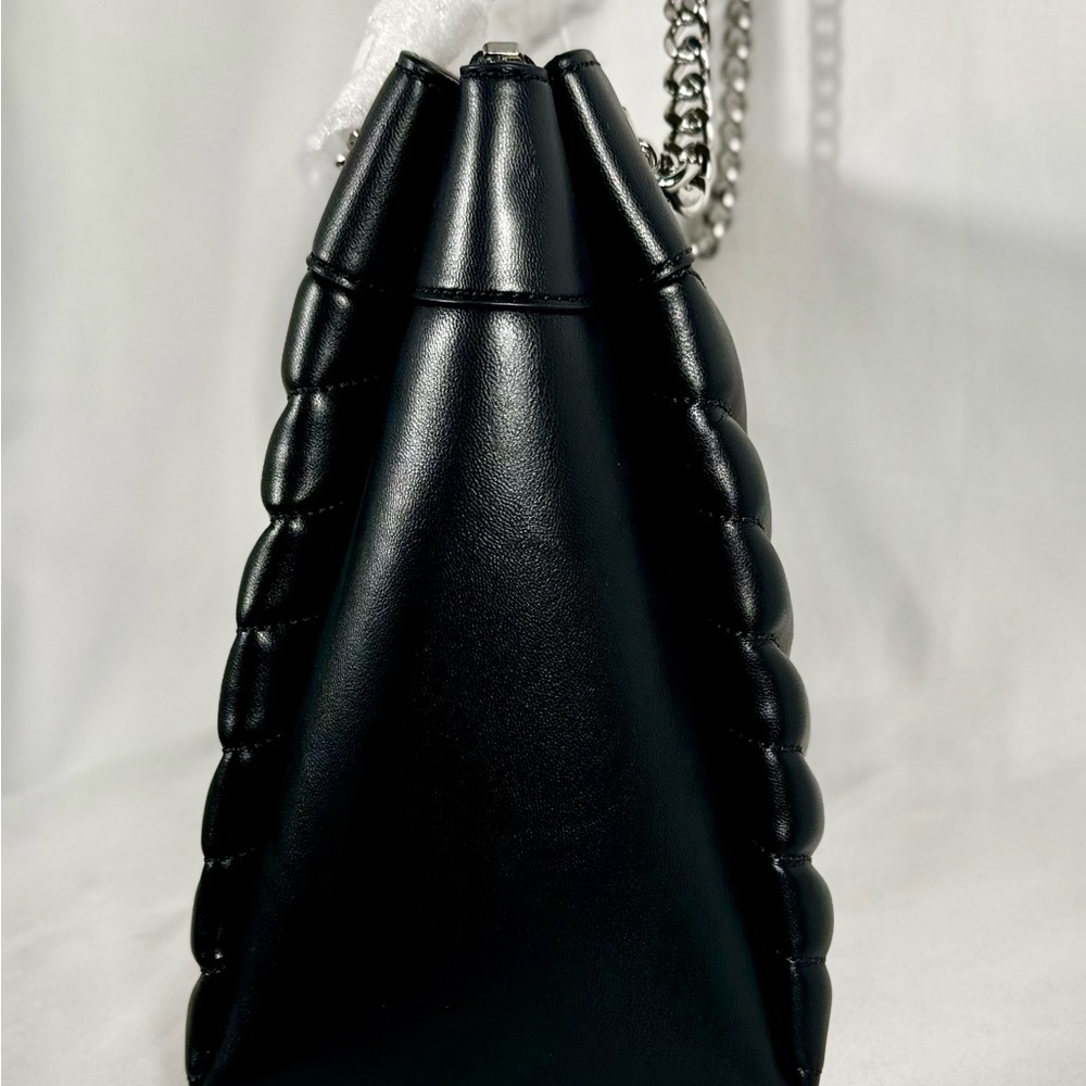 Michael Kors Whitney NWT‎ Quilted Black Bag - Picture 4 of 9